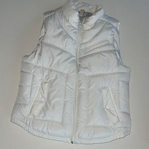 White Puffer Vest